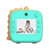 Детская камера Kid Joy Print Cam P23 с картинкой динозавра, синяя